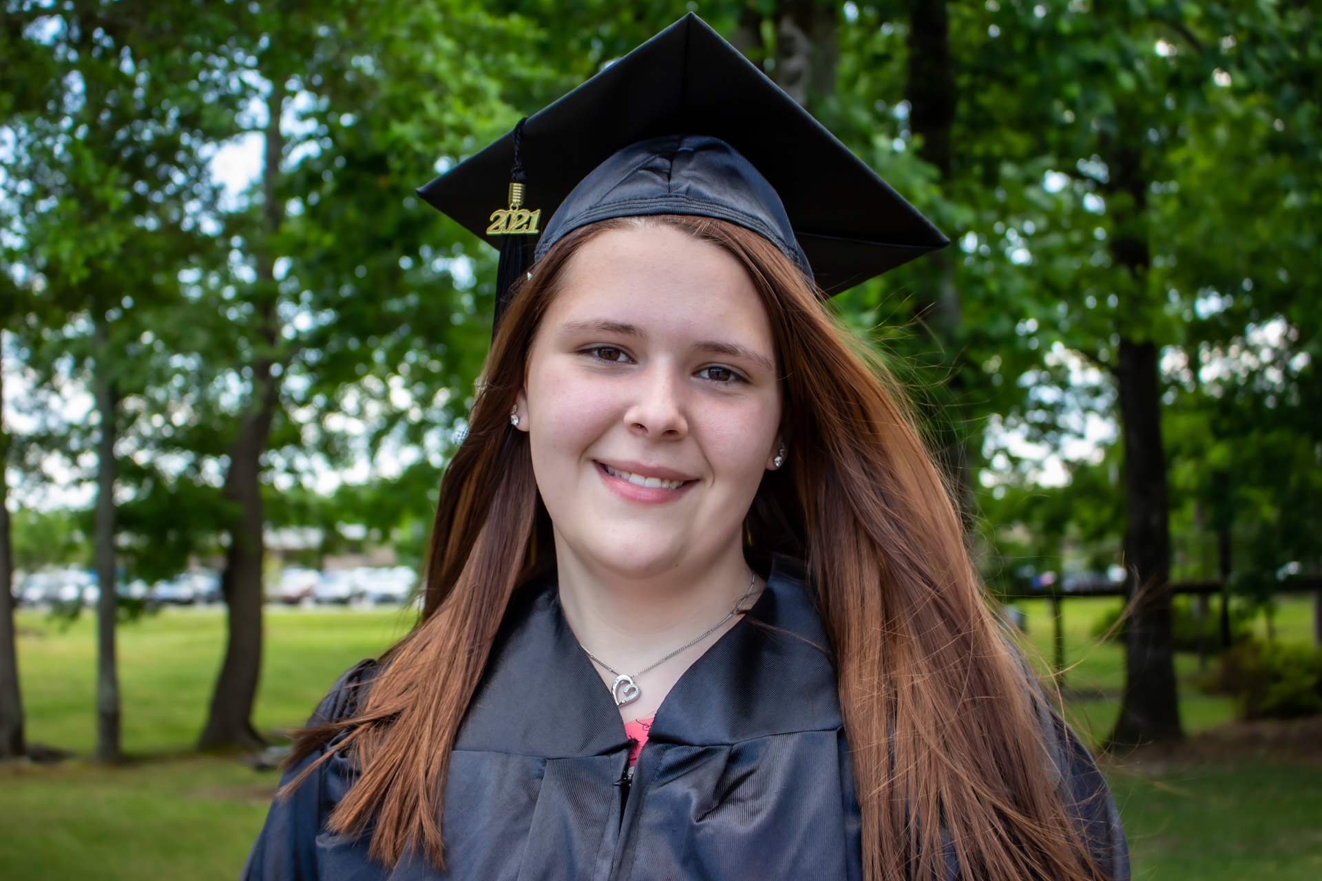 a student in a graduation cap