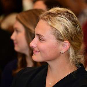 Student smiling