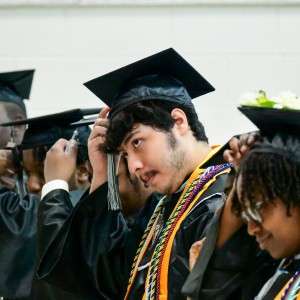 Moving a tassle
