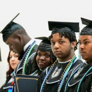 Students lokking on