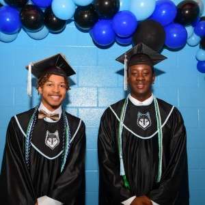 Students & balloons