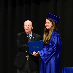 2 people with a certificate