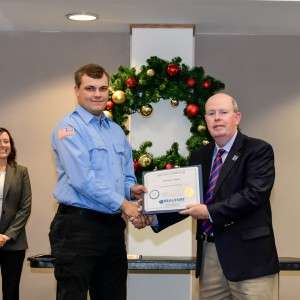 Person accepting a certificate