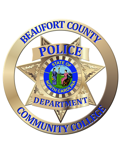 Logo text: Beaufort County Community College Police Department