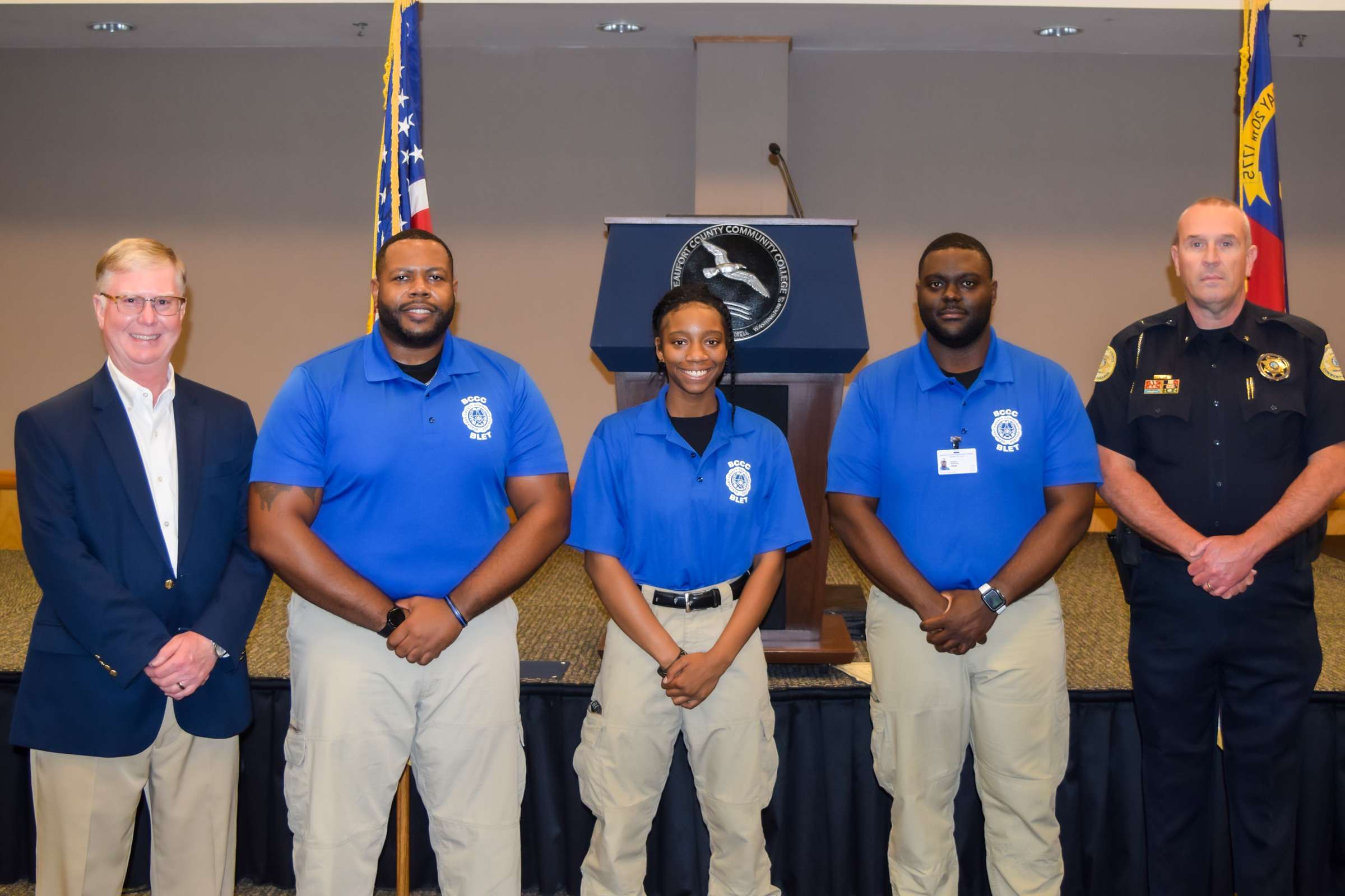 Law enforcement graduates.