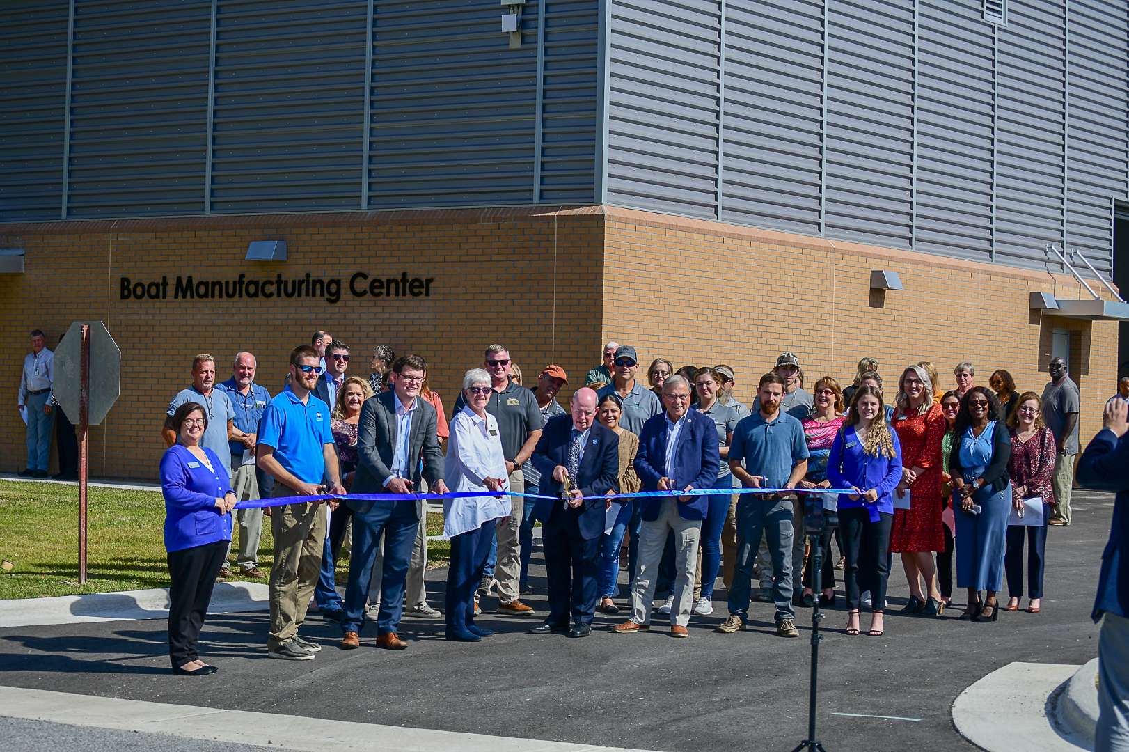 BCCC Cuts Ribbon on New Boat Manufacturing Center - Beaufort