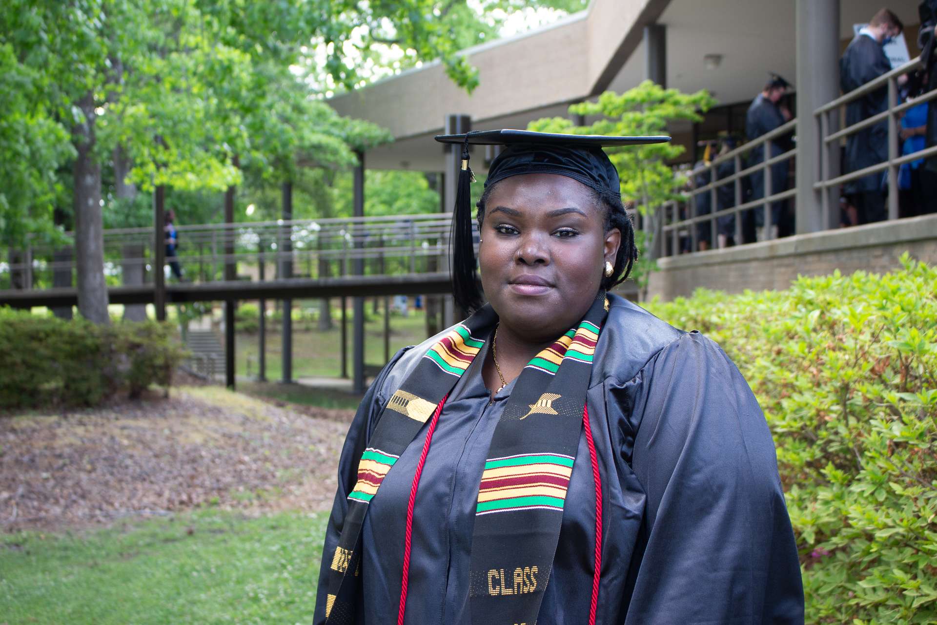 A person at graduation