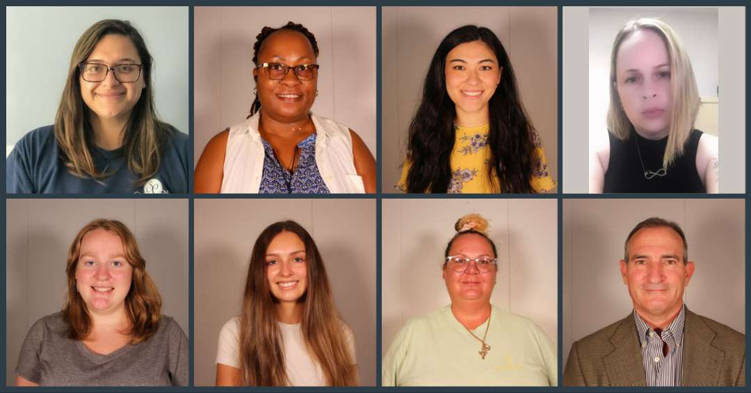 eight people in a collage