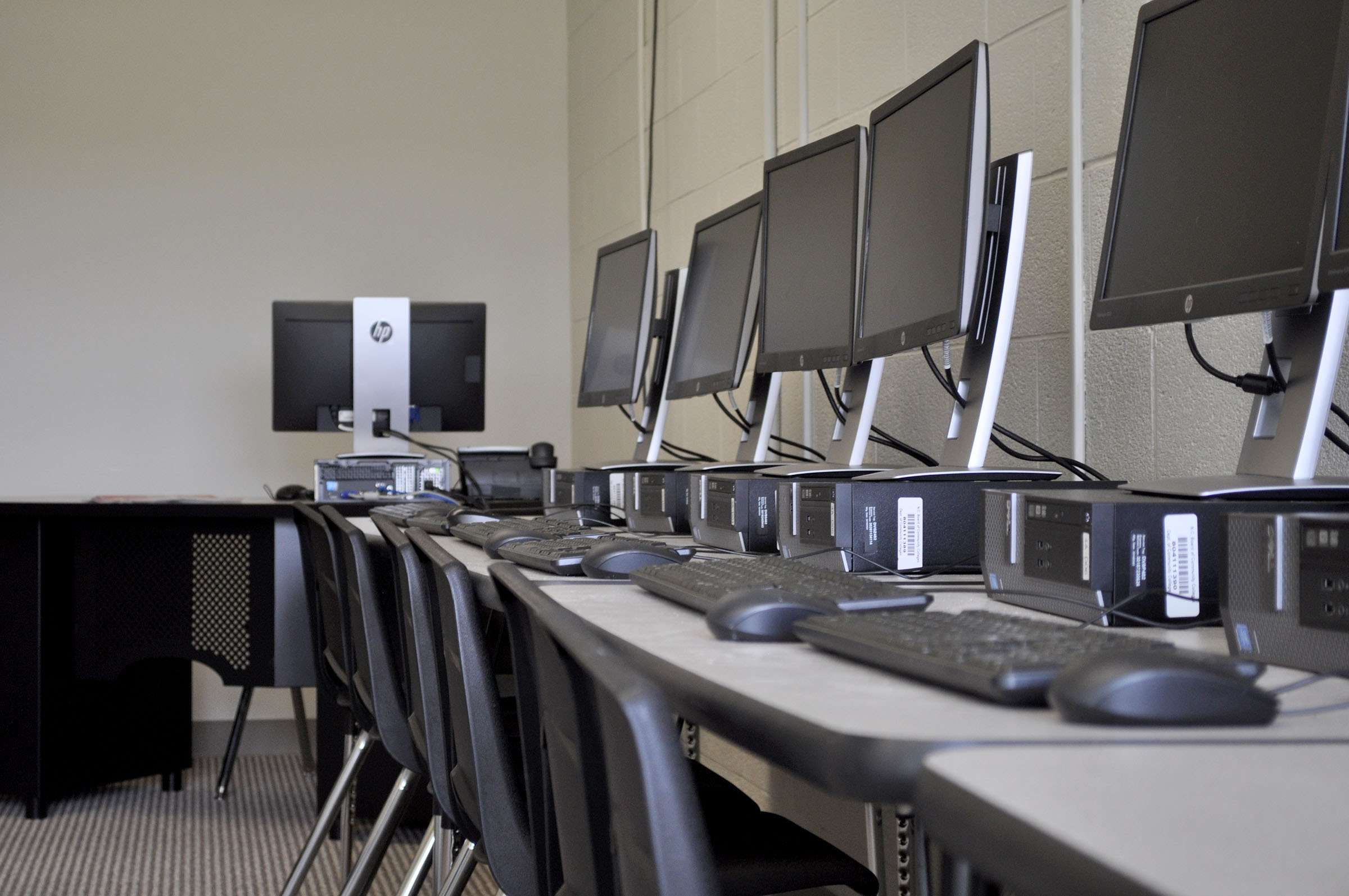 a computer lab