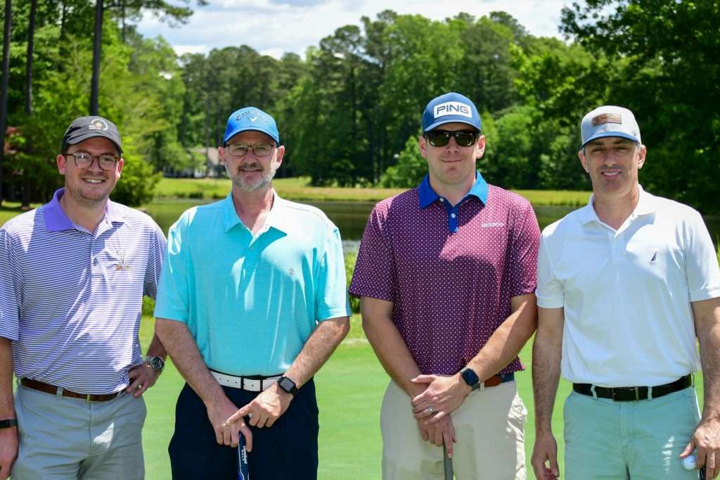 4 golfers
