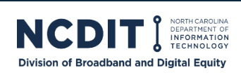 Logo text: NCDIT
