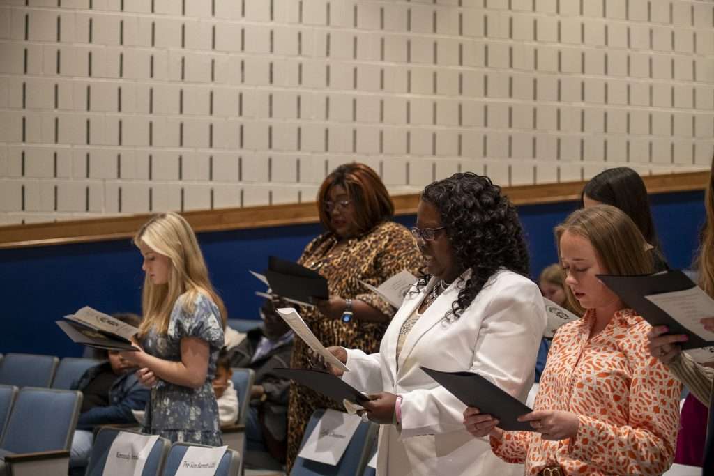 People in an audience