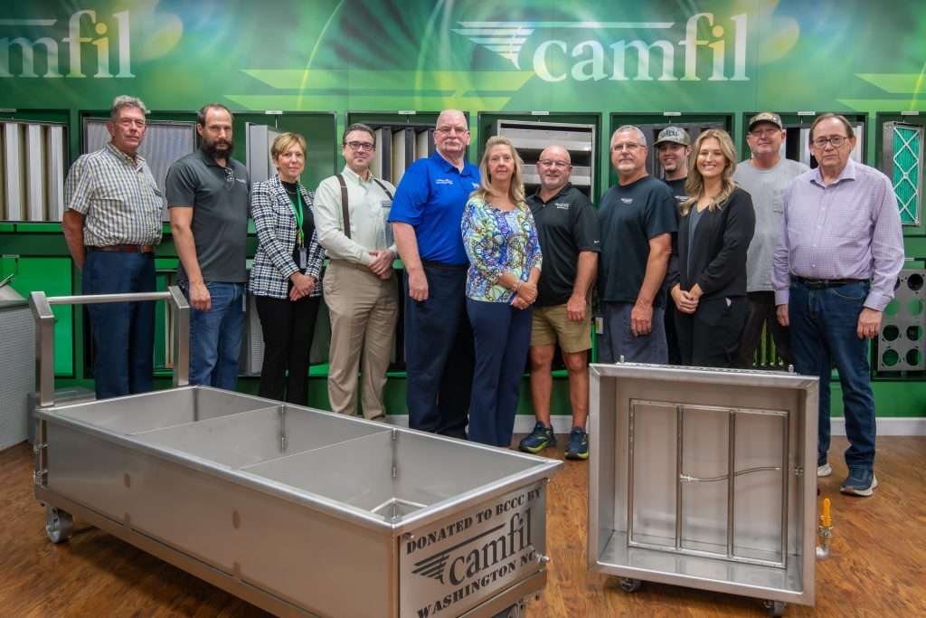 Camfil Donates LP Gas Fire Training Props to BCCC Fire Program