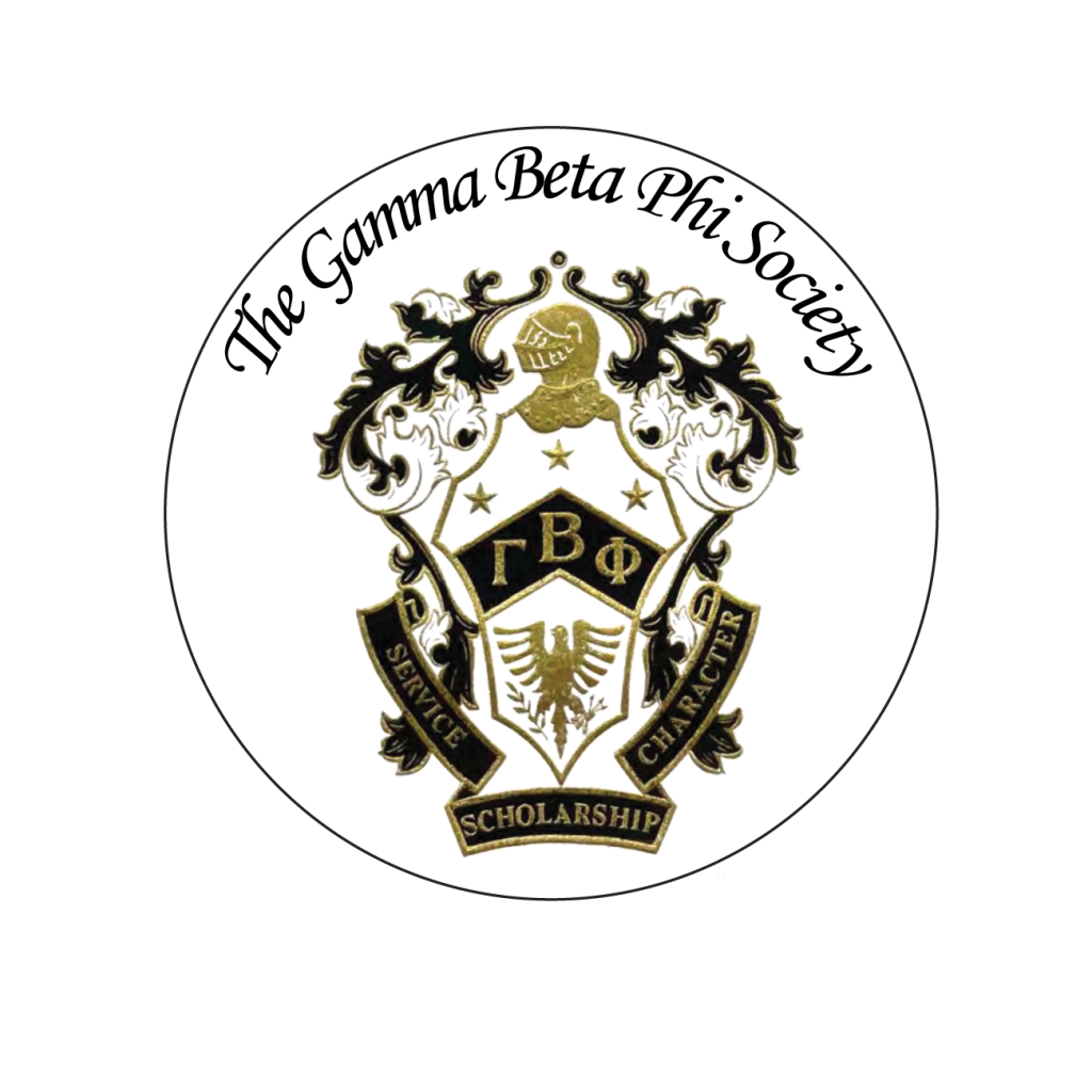 Logo, text: Gamma Beta Phi