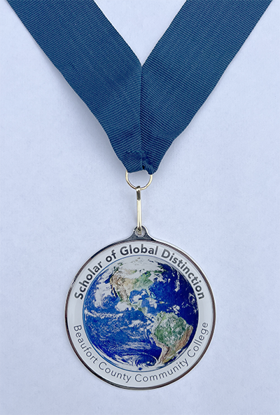 Scholar of Global Distinction medal