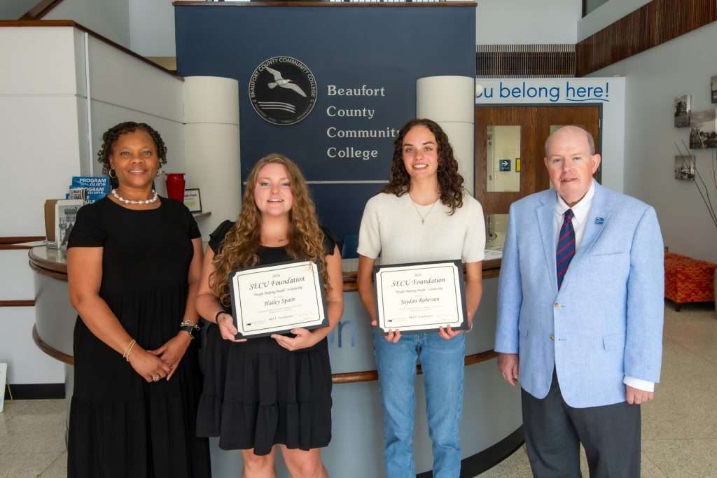 Two Beaufort CCC Students Awarded SECU Foundation Scholarship