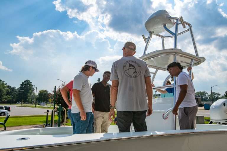 Bayliss Boatworks Visits BCCC to Launch New Boat Manufacturing Partnership