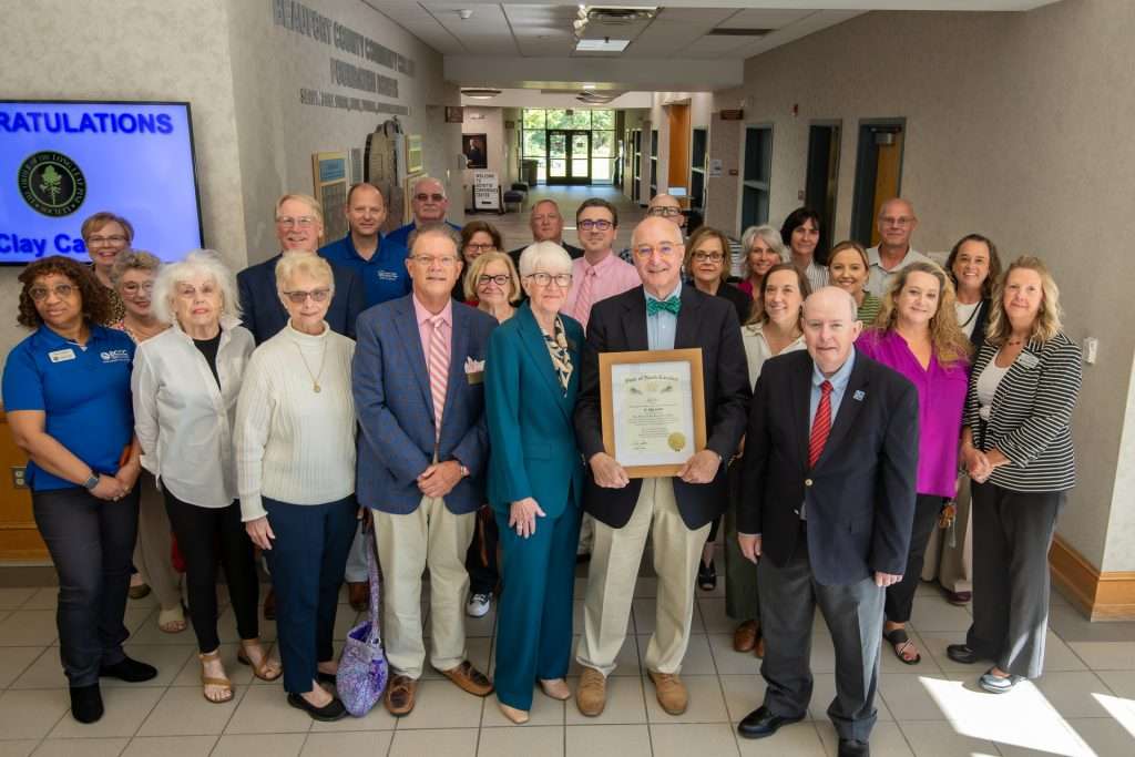 BCCC’s Clay Carter Receives Prestigious Order of the Long Leaf Pine for Decades of Service